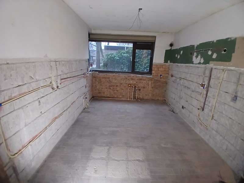 Aansluitingen voor nieuwe keuken